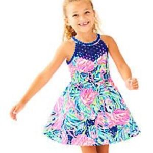 Lilly Pulitzer Flamenco Beach Little Kinley Dress size 12